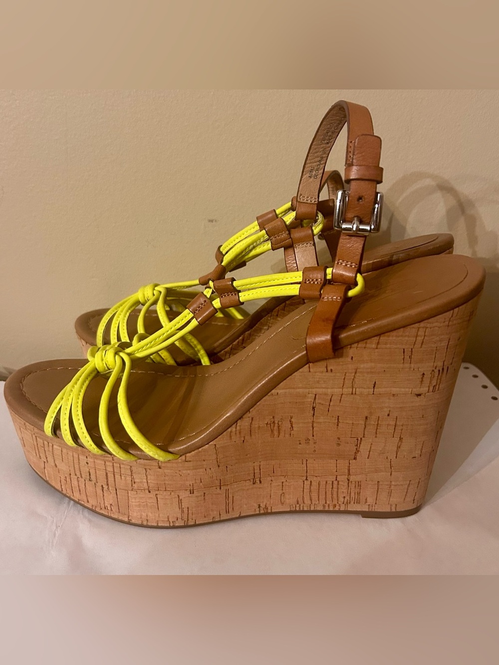 Coach Georgiana Cork Wedge Sandals